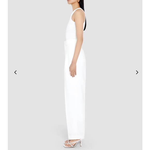 SUNDARBAY DARTED TROUSER IVORY - Picture 4 of 11